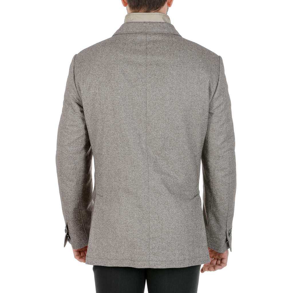 Corneliani Giacca Uomo Maniche Lunghe Grigio Chiaro