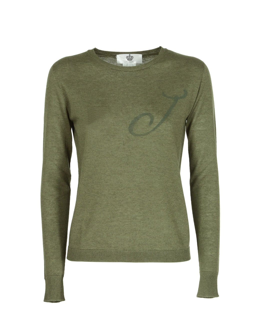 Dee Ocleppo Long Sleeve ART 004 GREEN LETTER J