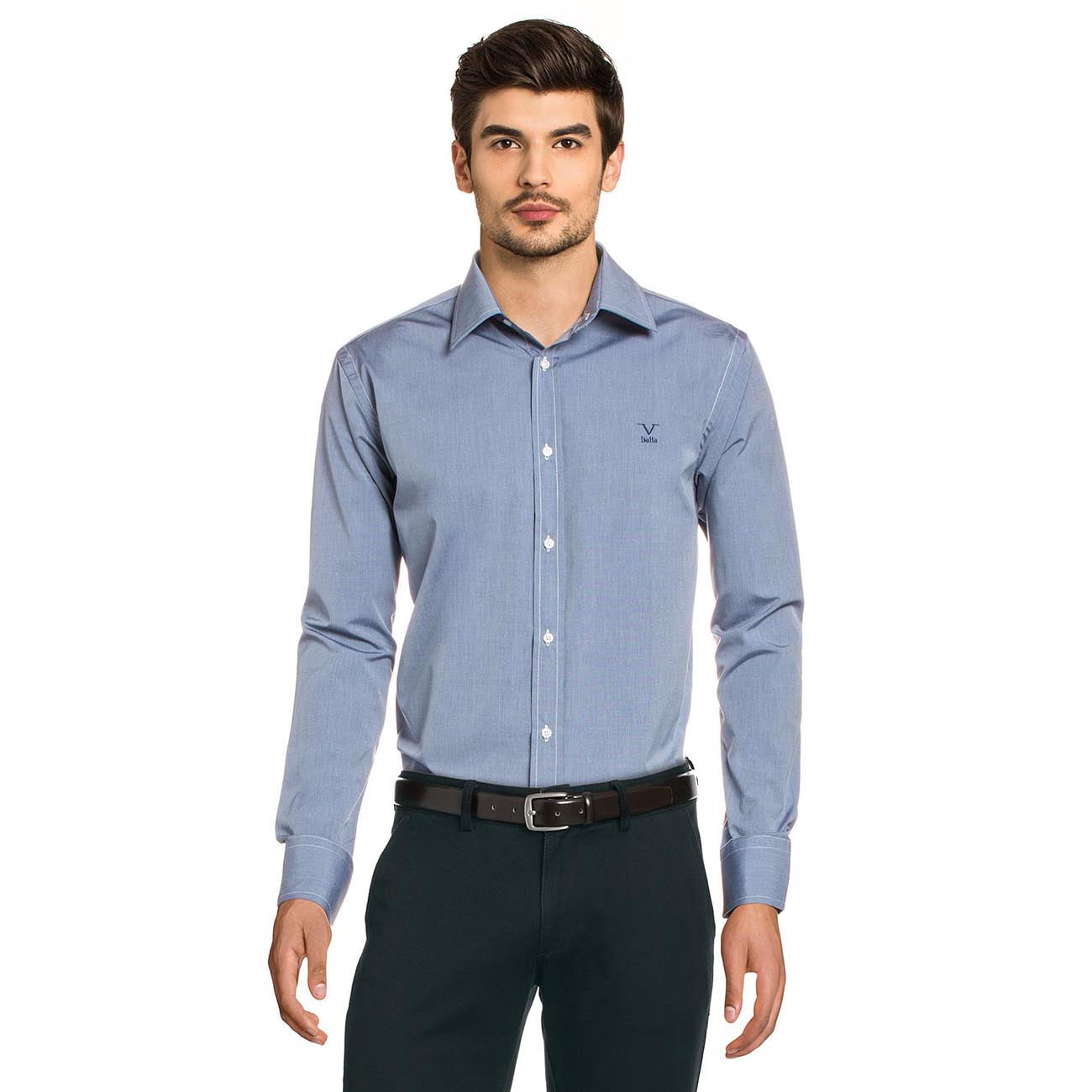 V 1969 Italia Camicia Uomo Modern Classic Fit 377 ART. 15