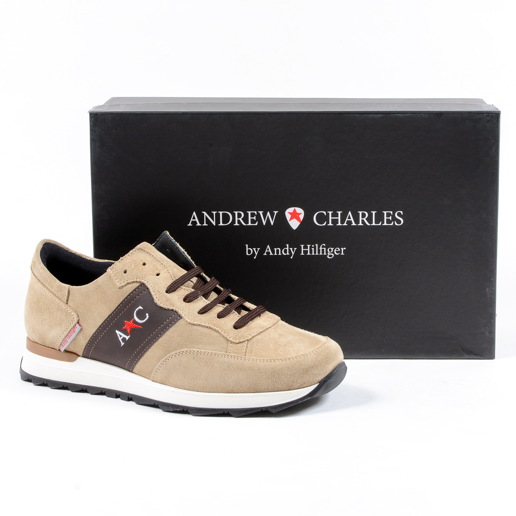 Andrew Charles Sneaker da uomo beige LENNY