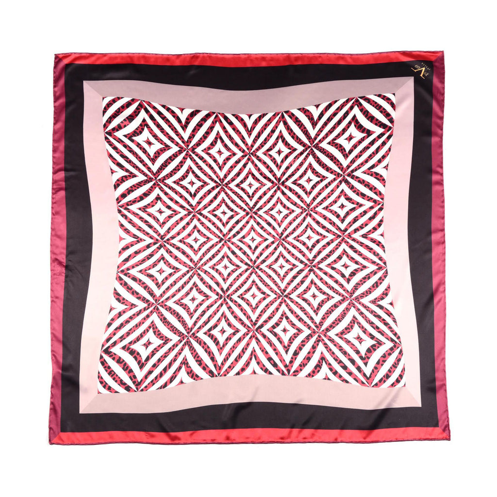 V 1969 Italia Foulard Donna Multicolore VIOLA