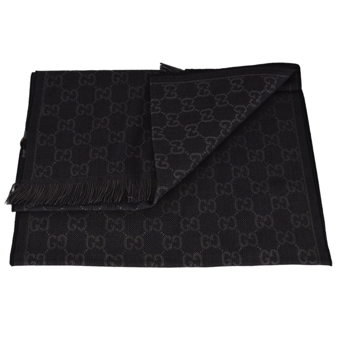 Gucci sciarpa uomo 33x180 nero