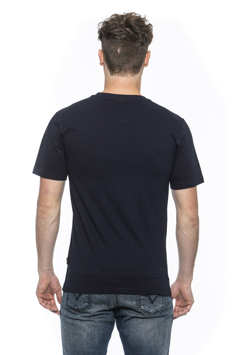 19V69 Italia T-Shirt Uomo Blu TROY NAVY BLUE