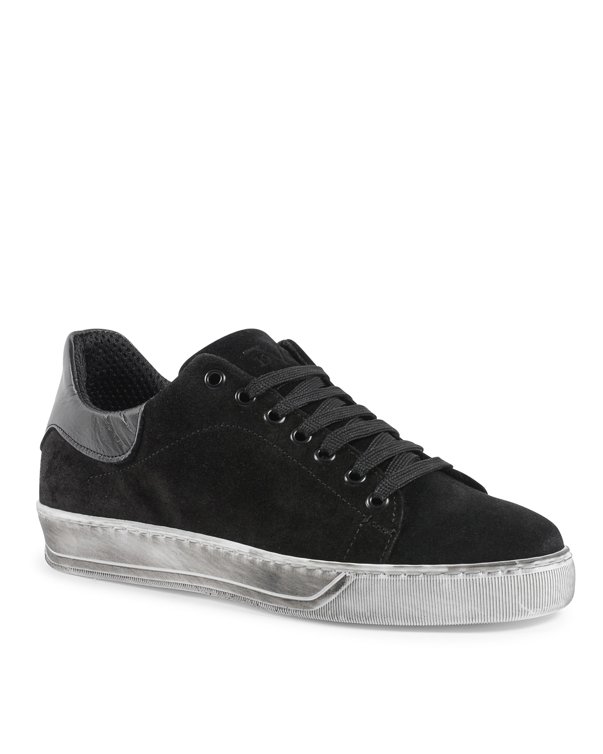 Sneaker Uomo 19V69 Italia Nera 2120 CAMOSCIO NERO