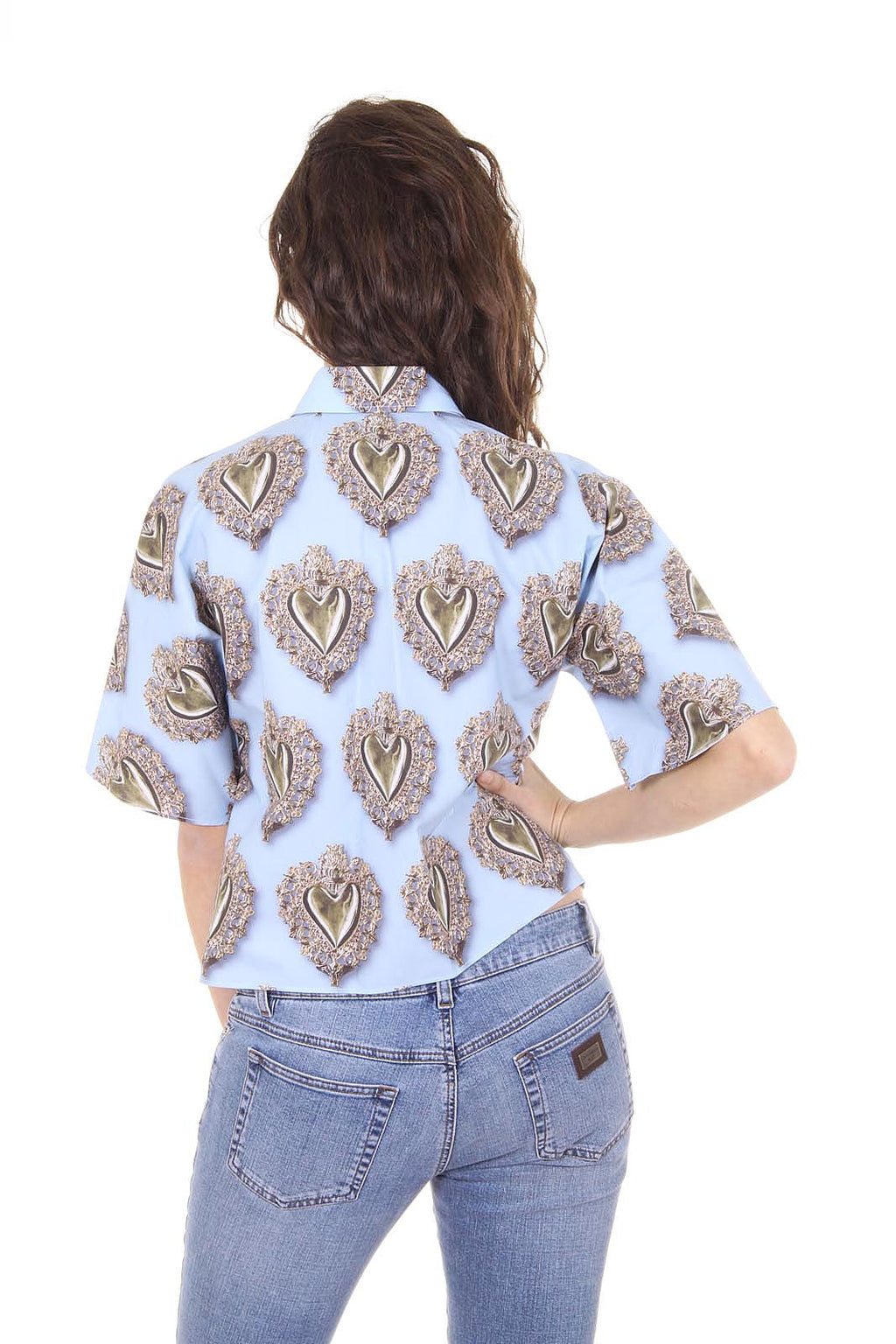 Dolce & Gabbana camicia da donna manica corta F5F27T FS5ST X0800