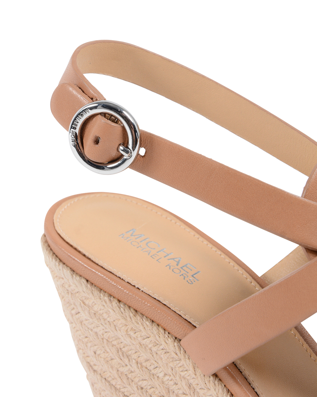 Sandalo con zeppa da donna Michael Kors color cuoio DARIEN