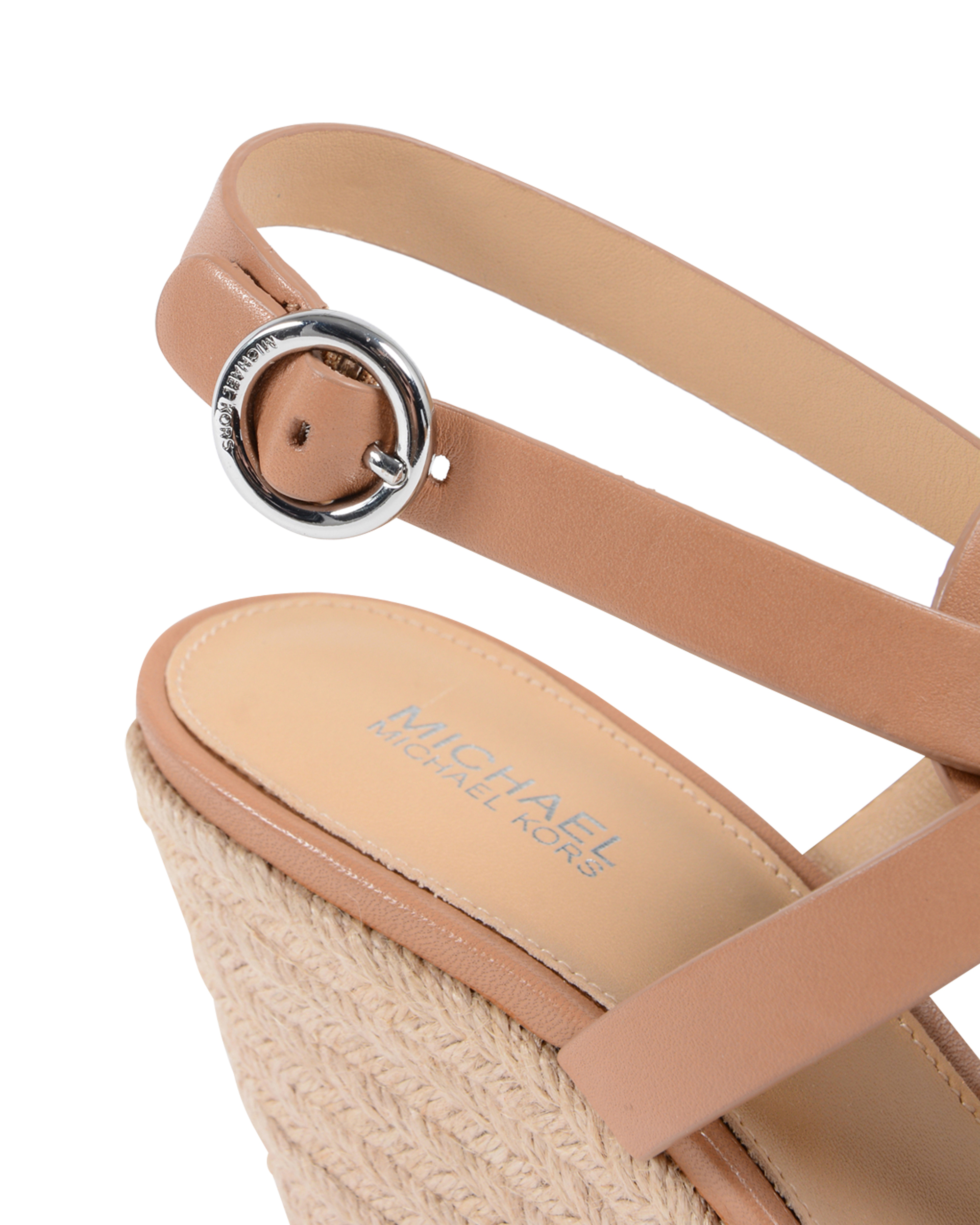 Sandalo con zeppa da donna Michael Kors color cuoio DARIEN