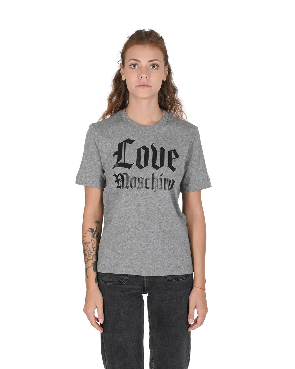 T-shirt da donna Love Moschino W 4 H06 33 M 3876 B499 MEL. MEDIUM GREY