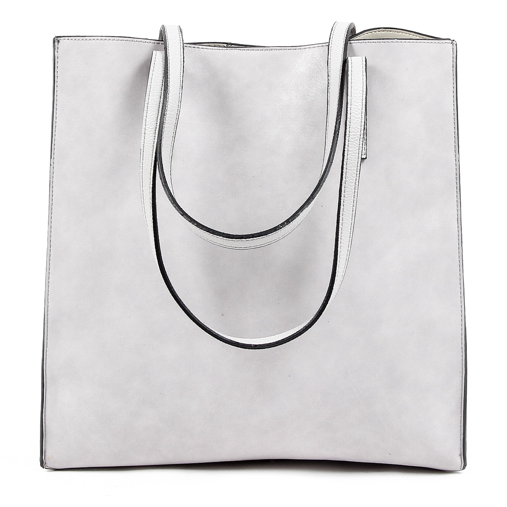Borsa a mano da donna Andrew Charles grigio chiaro SERINA