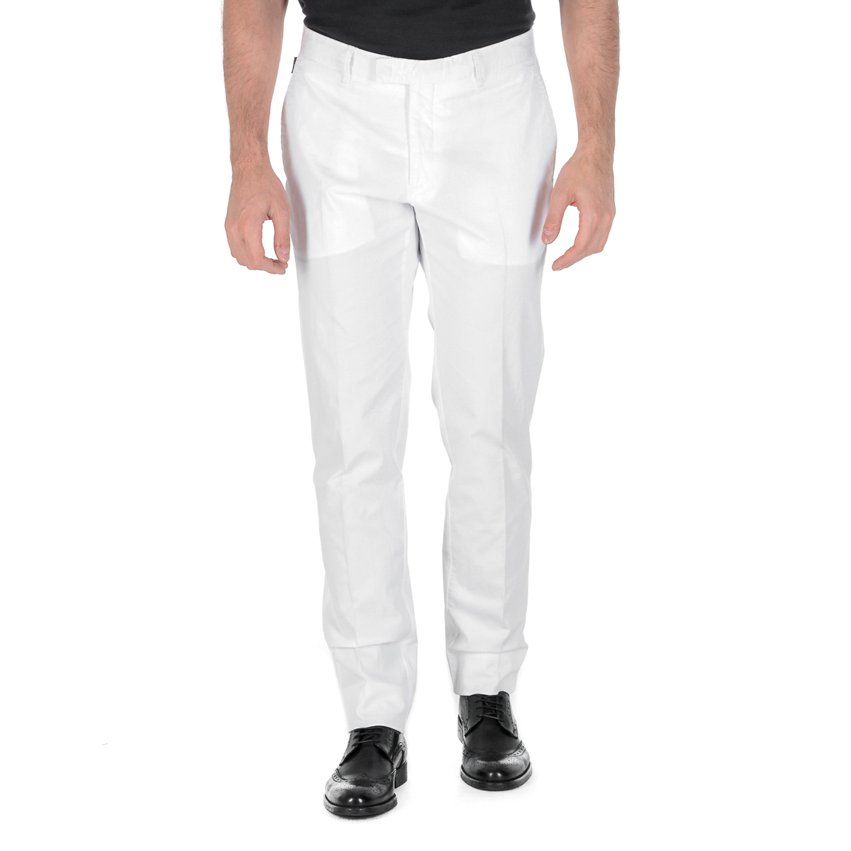 Pantaloni Armani Collezioni Uomo Bianchi