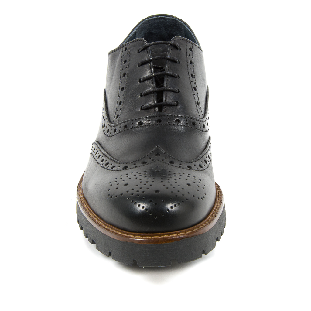 Andrew Charles Scarpe Brogue da uomo nere LUIS