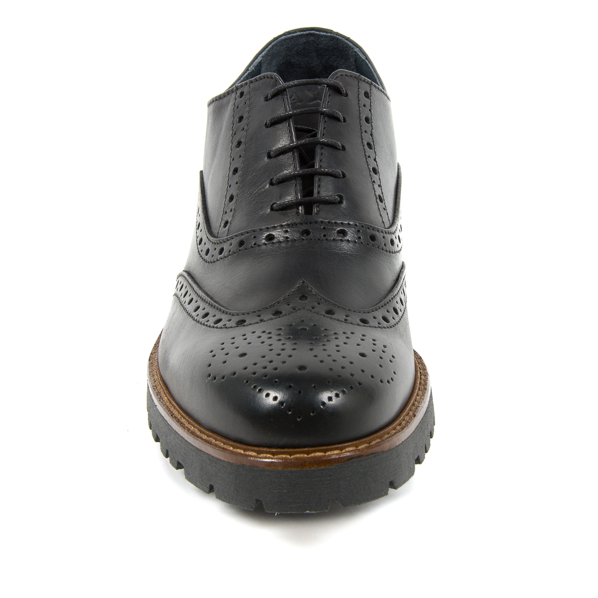 Andrew Charles Scarpe Brogue da uomo nere LUIS