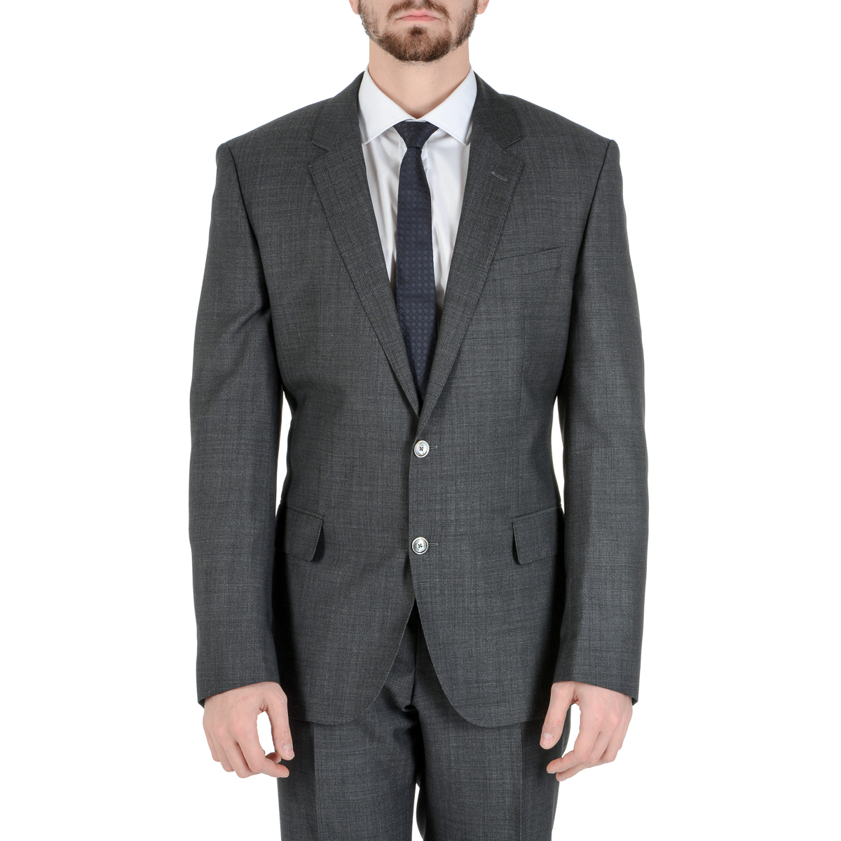 Abito da uomo Hugo Boss grigio HUTSON GANDER