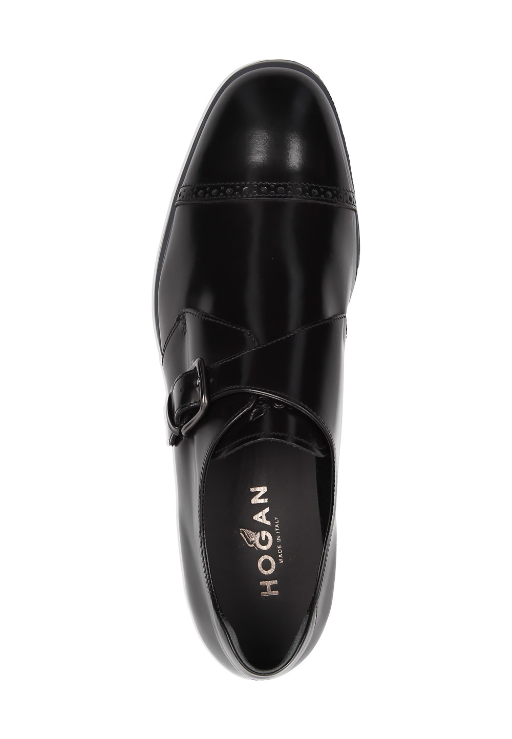 Hogan Uomo Monk Strap Scarpa Nero HXM2090P21066Q6B999