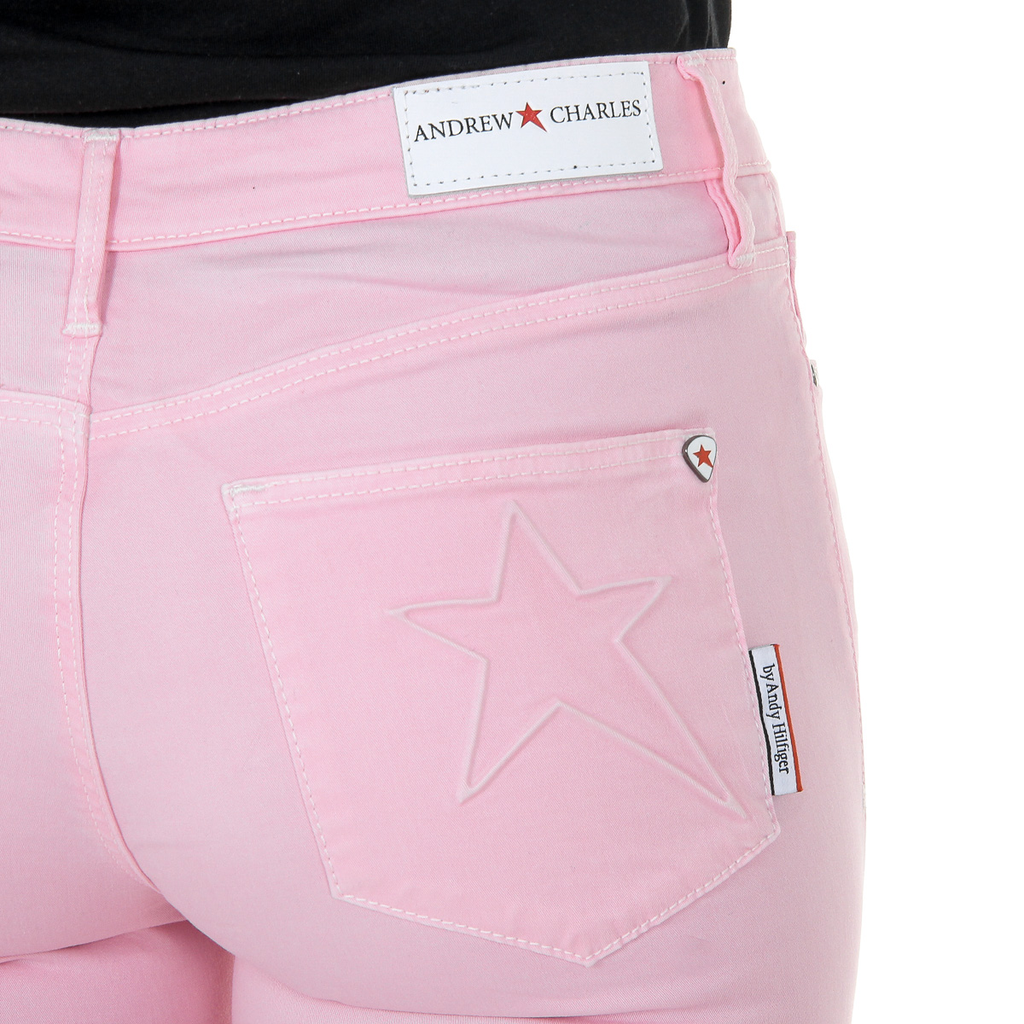 Pantaloni da donna Andrew Charles rosa CLAIRE