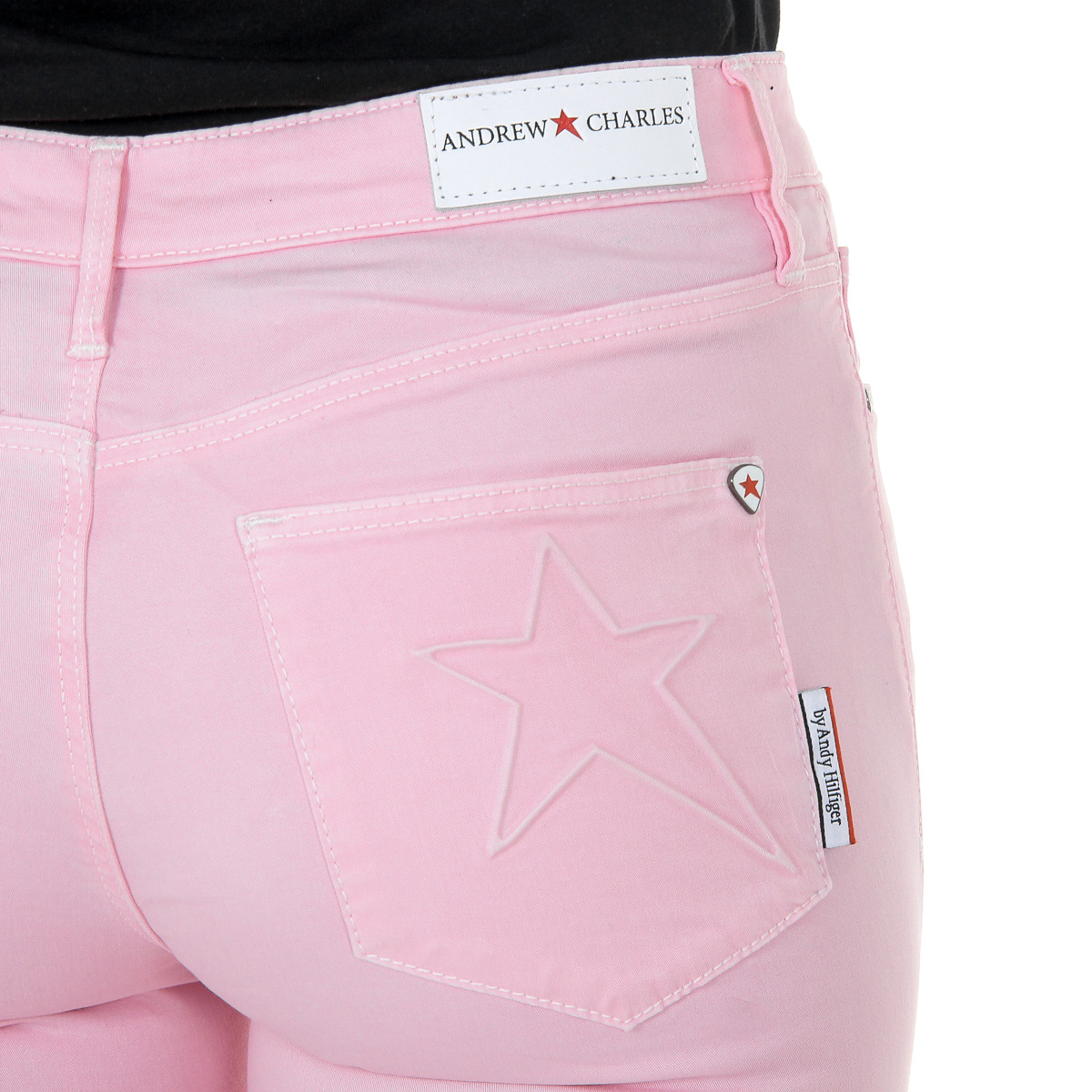 Pantaloni da donna Andrew Charles rosa CLAIRE