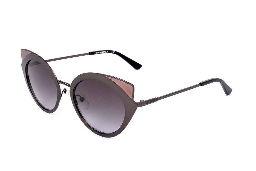 Occhiali da sole da donna Karl Lagerfeld KL304S 507 53 19 140 MATTE DARK GUNMETAL