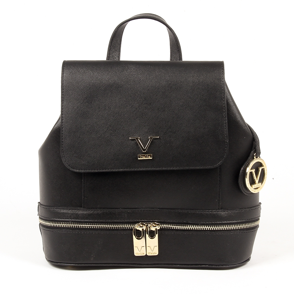 V 1969 Italia Zaino da donna nero STEFY