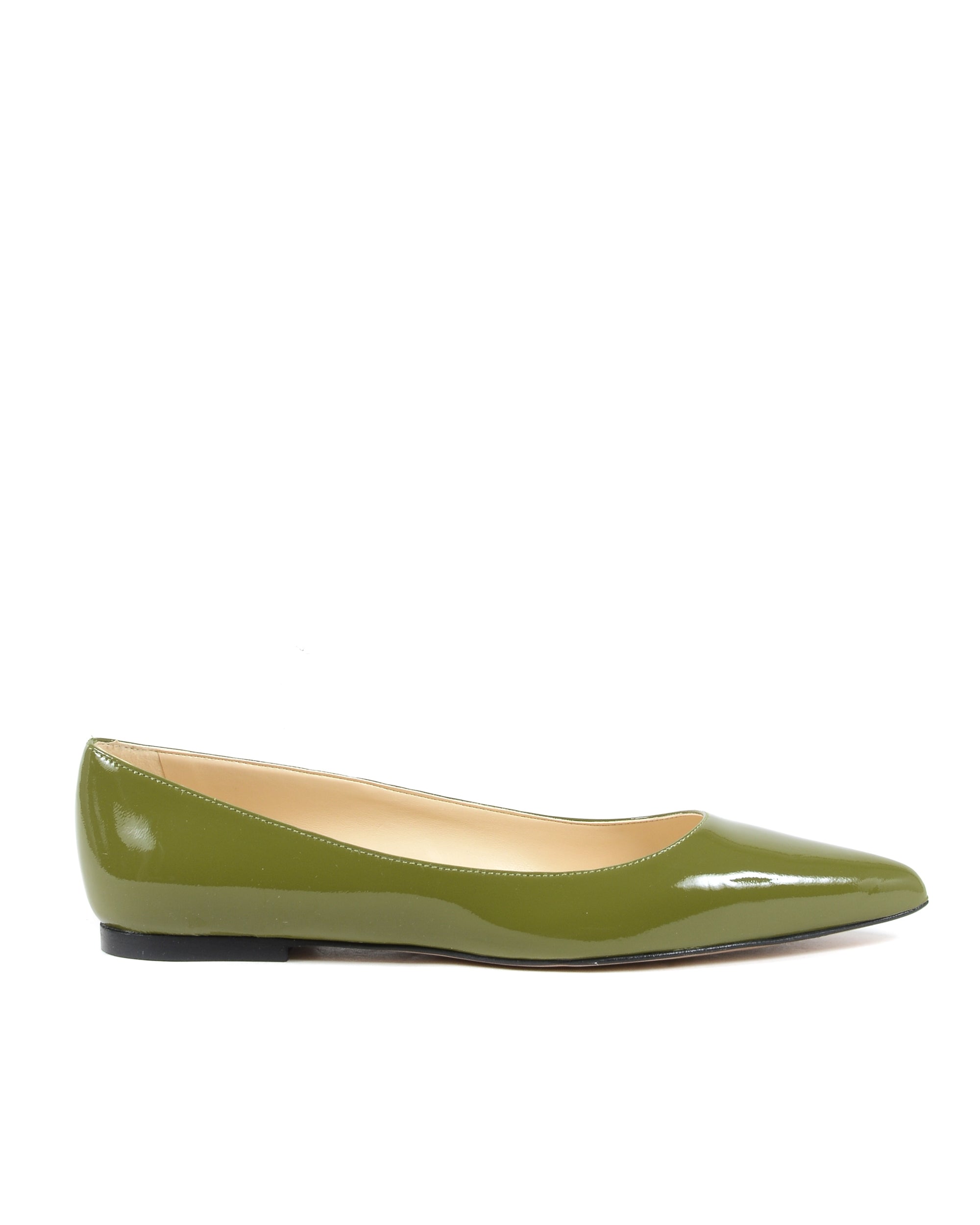 19V69 Italia Ballerina da donna verde 4747 VERNICE VERDE