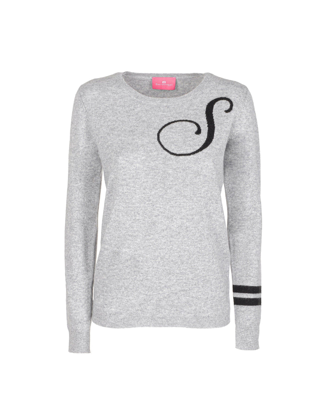 Maglione girocollo in cashmere - Grigio