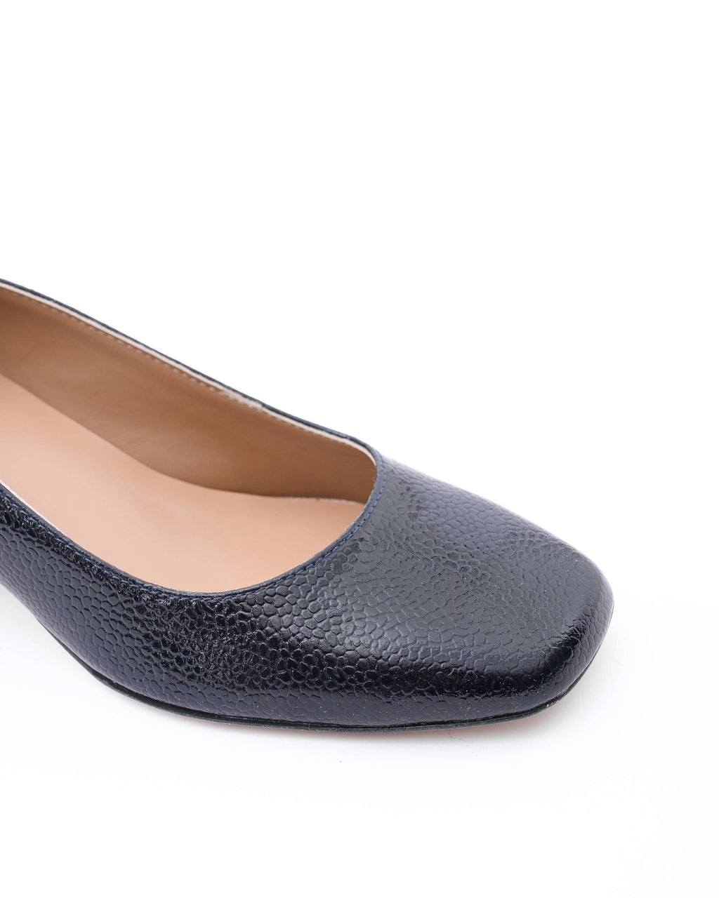 19V69 Italia Ballerina con tacco da donna SOFIA BOTTOLATO BLU NOTTE