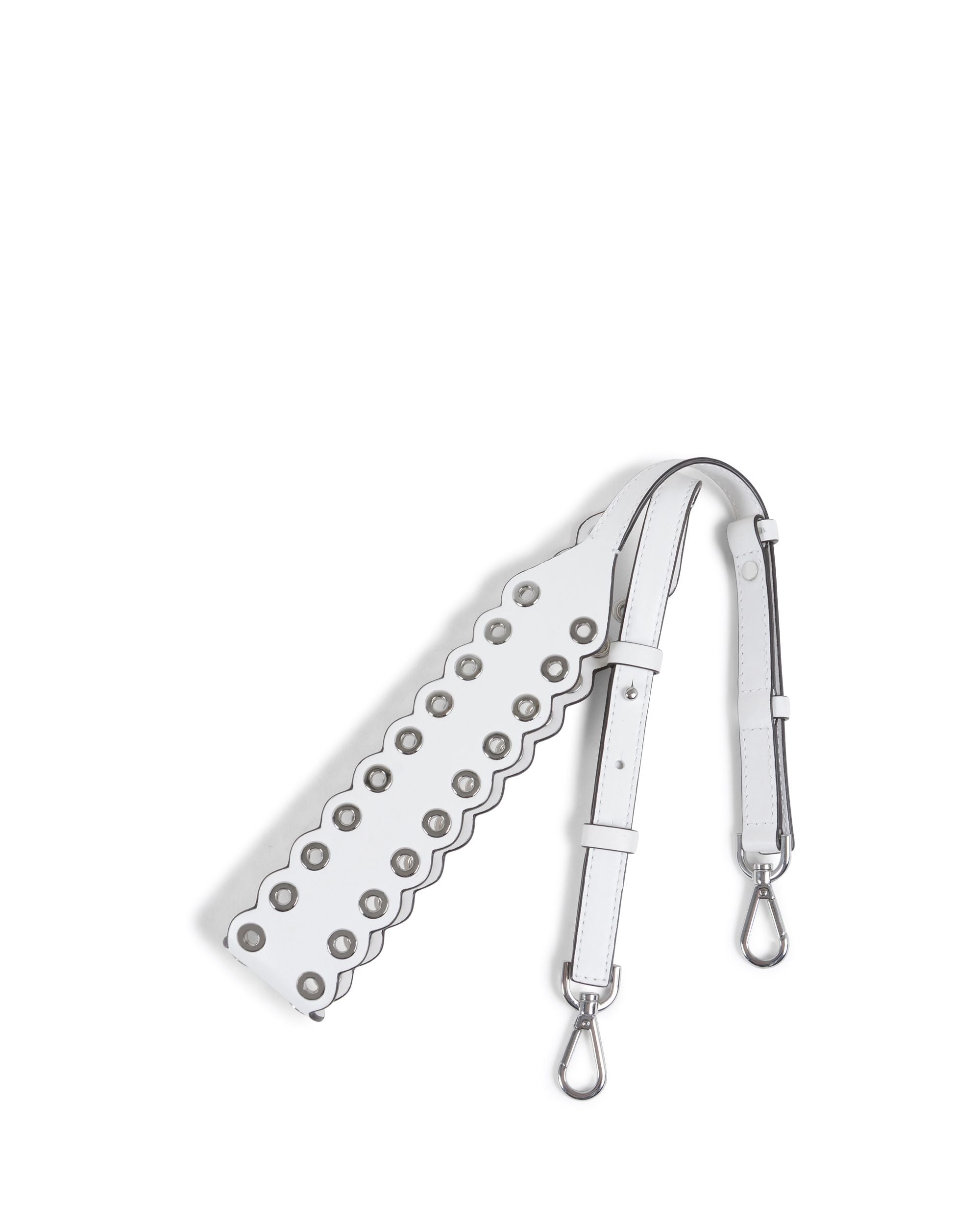 Borsa a tracolla da donna Michael Kors Guitar 30S8SG9N1I BIANCO OTTICO