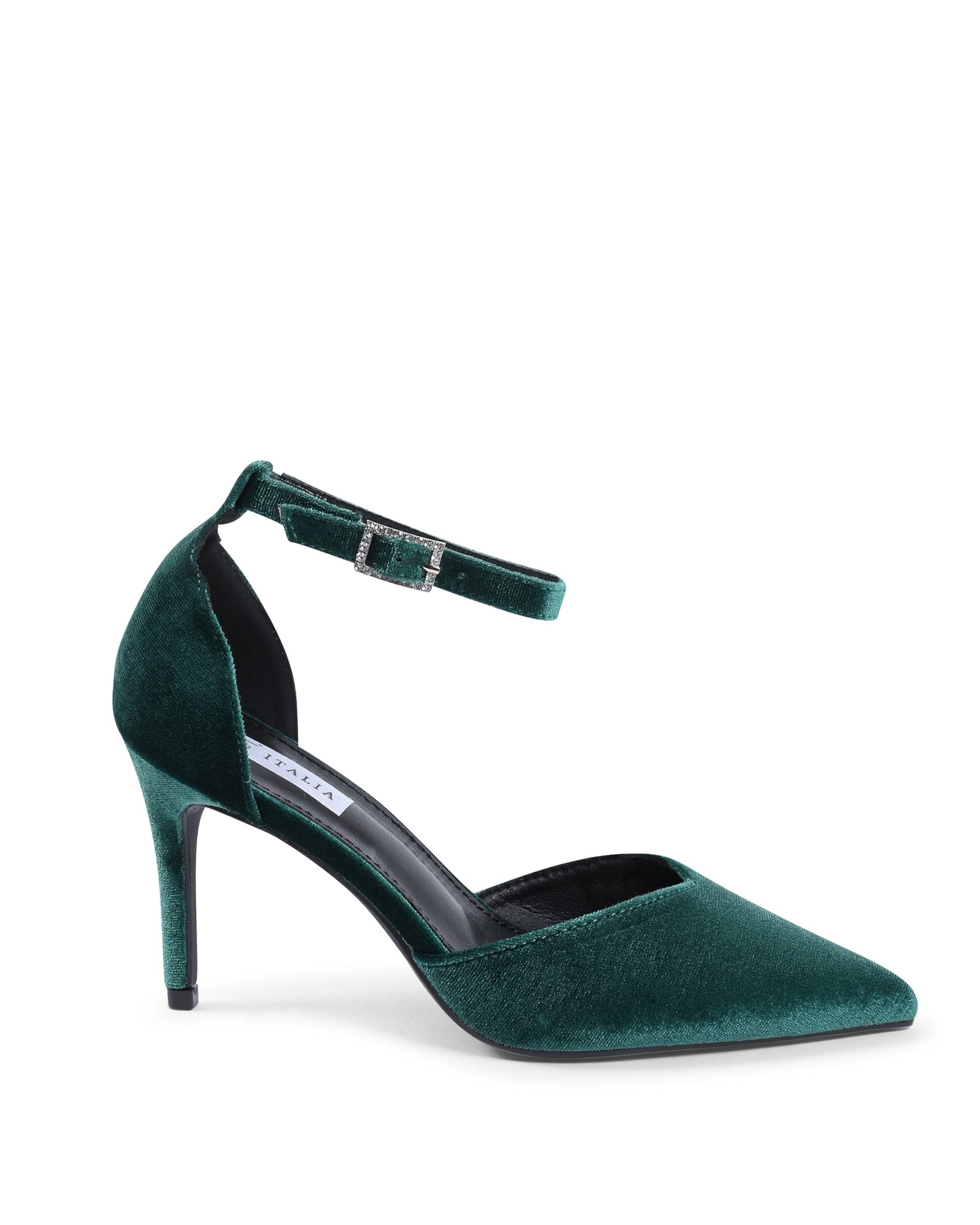 19V69 Italia Scarpe da donna con cinturino alla caviglia Verde F0110 VERDE