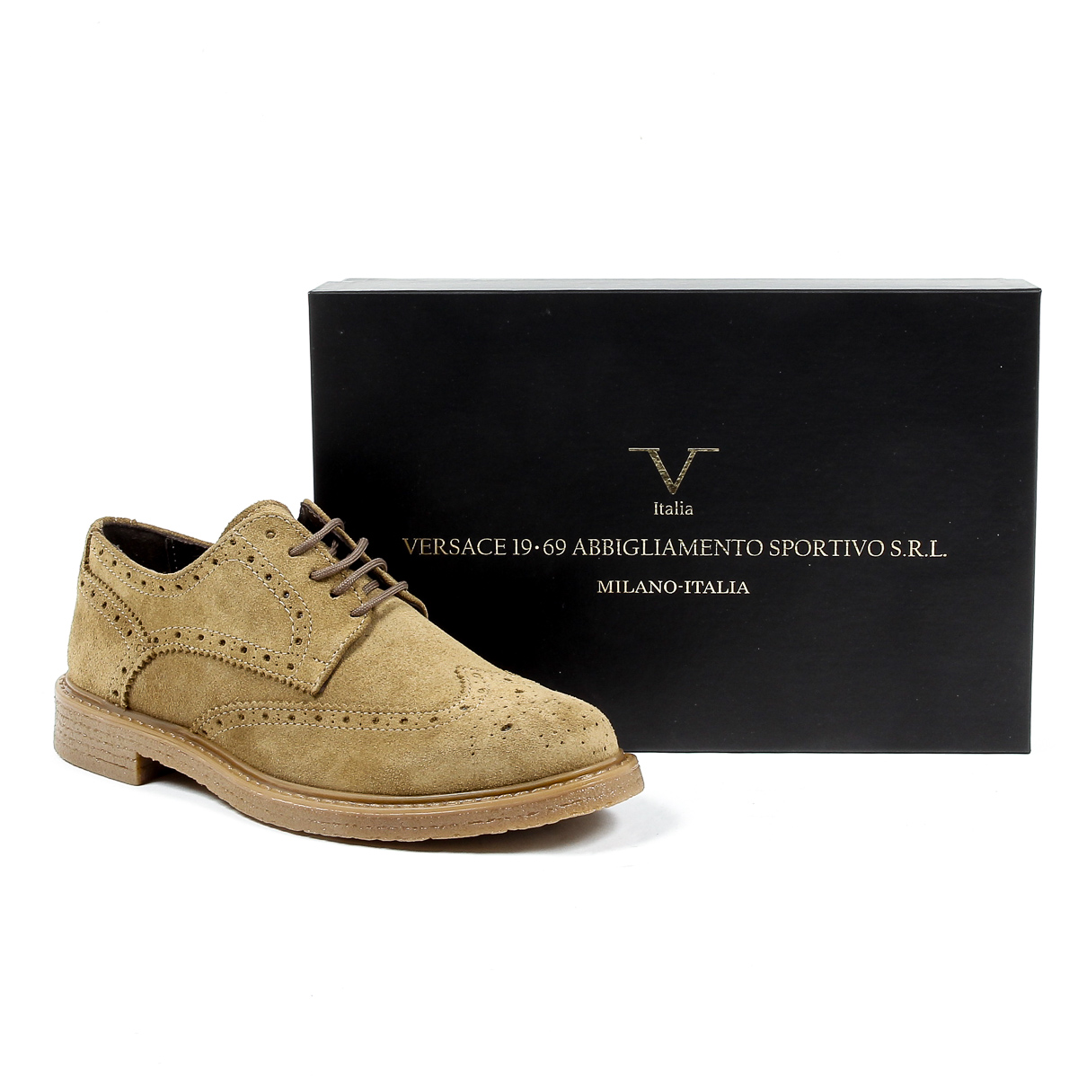 V 1969 Italia Scarpa Oxford Brogue da uomo