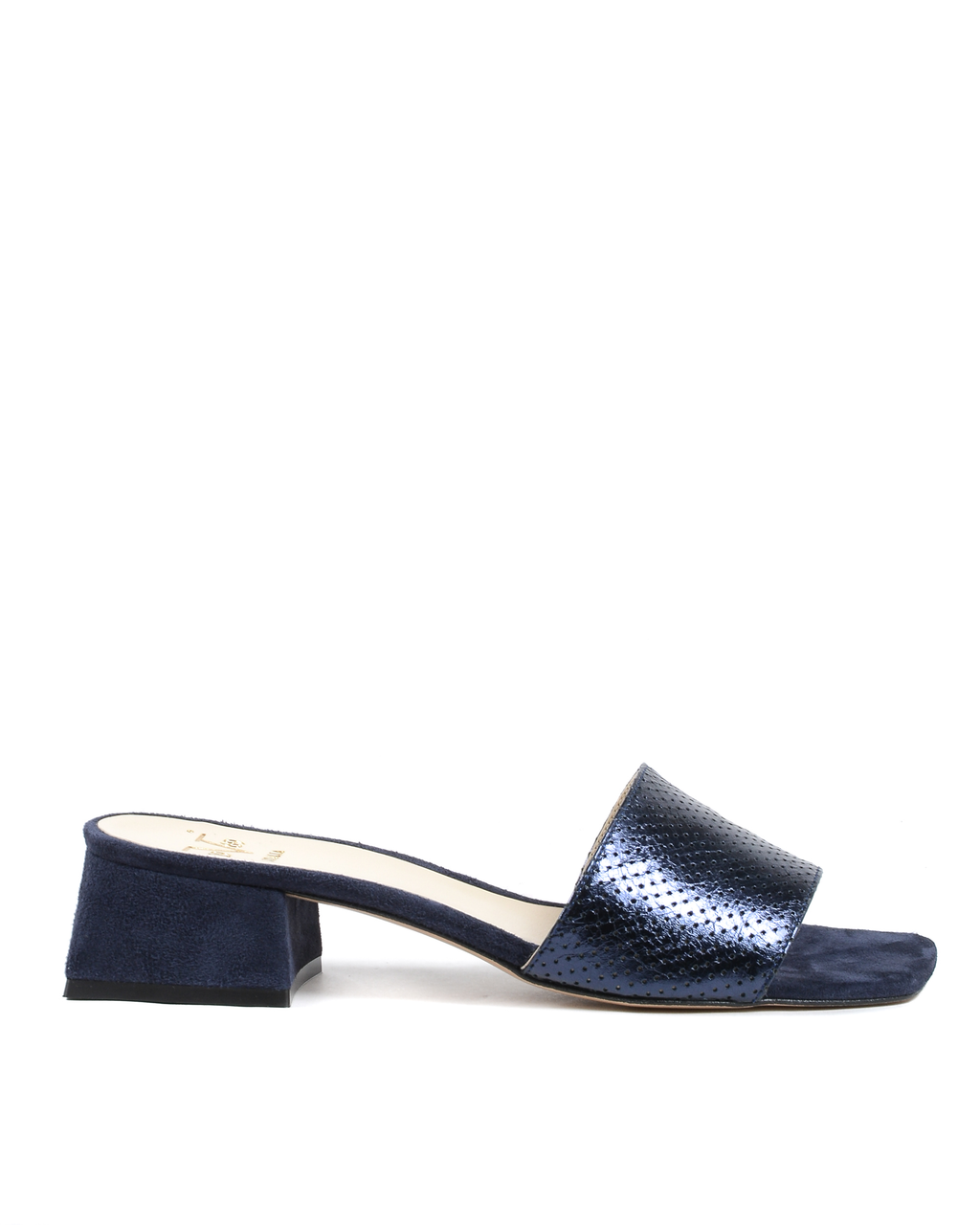 19V69 Italia Sandalo Donna Lamè Blu Navy 4909 TRAF LAM BLU SCURO