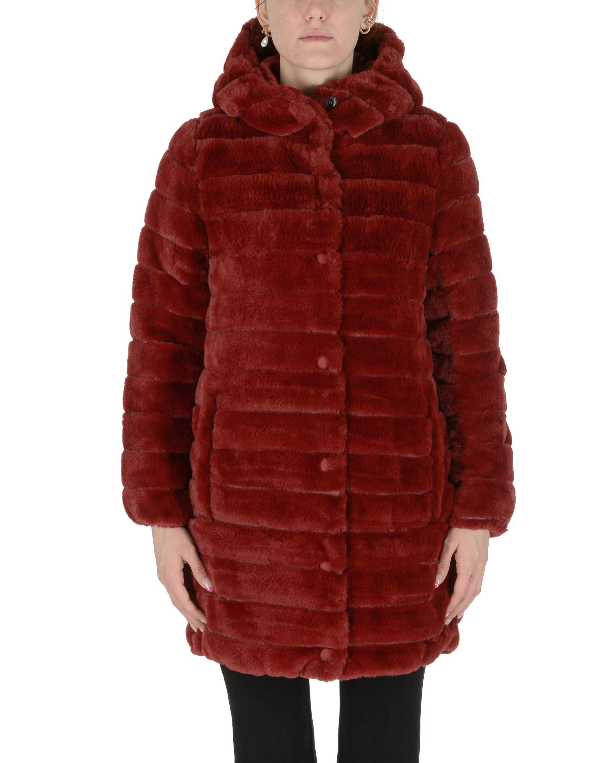 19V69 Italia Cappotto Donna Bordeaux SENNA BORDEAUX