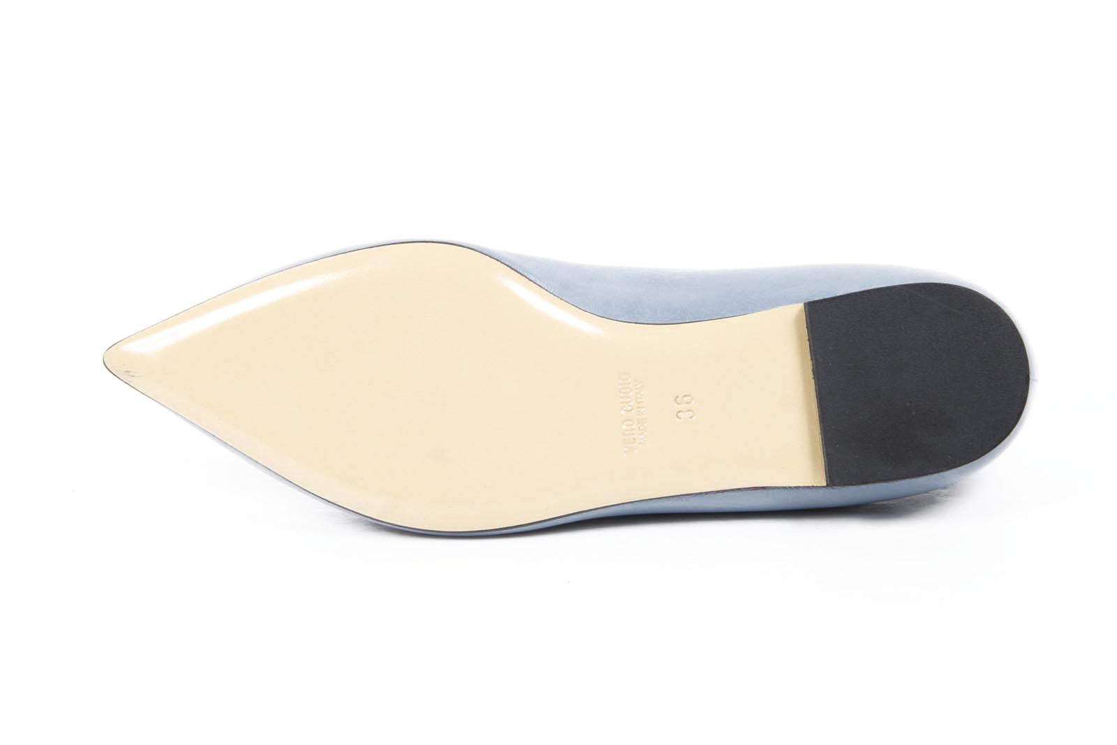 V 1969 Italia Ballerina slip on da donna 285718-1 Nappa Acquarius