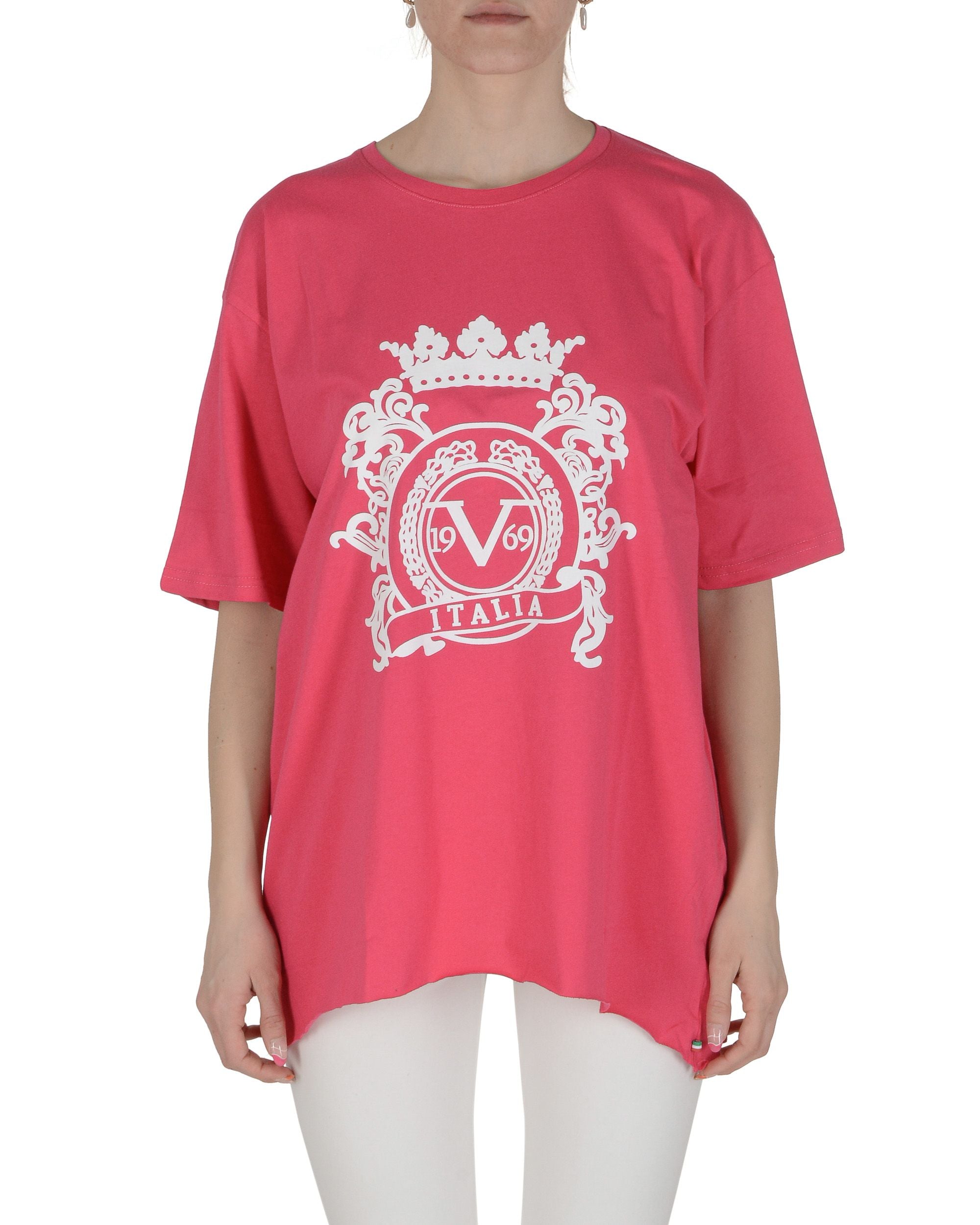 19V69 Italia T-Shirt Donna Fuxia SMILE FUXIA