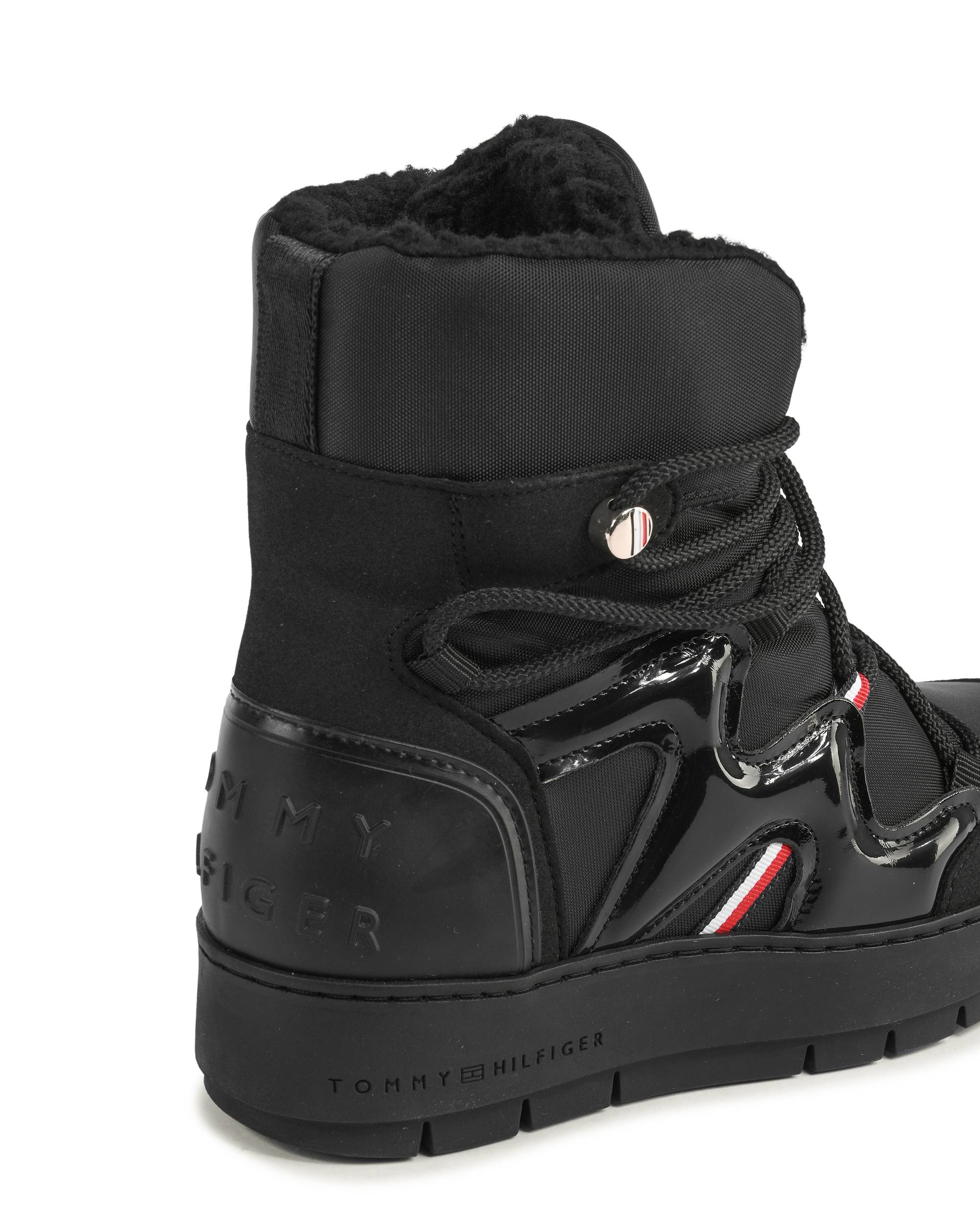 Tommy Hilfiger Stivali da donna NERO FW0FW07852BDS