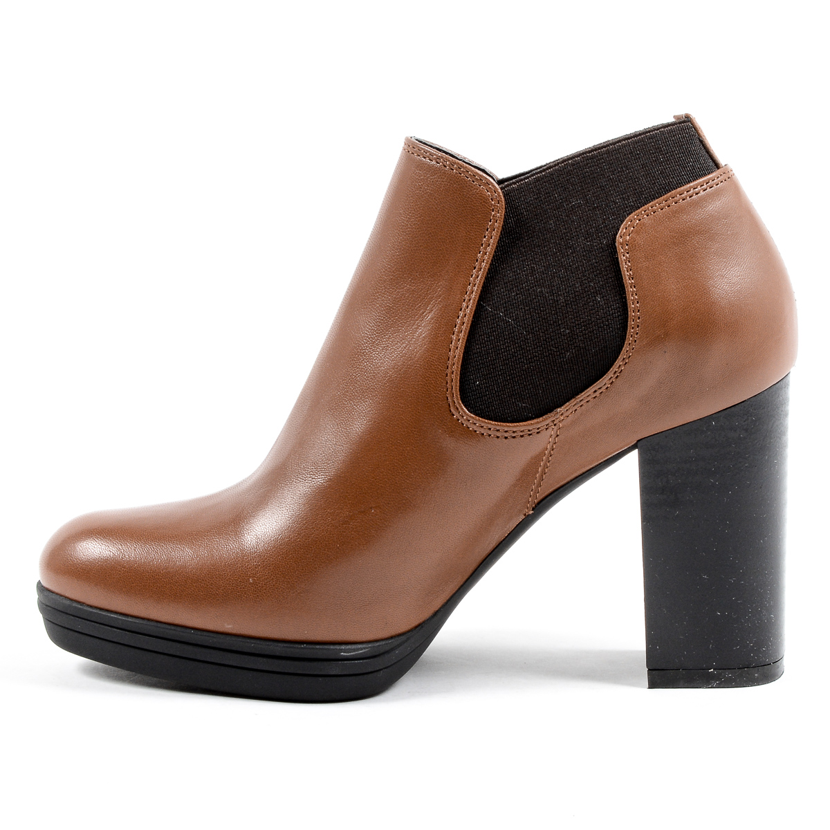 V 1969 Italia Stivaletto con tacco da donna marrone GRACY
