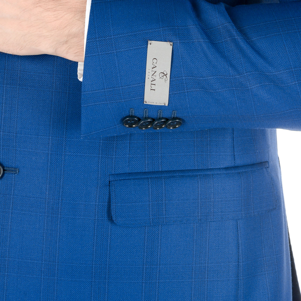 Abito da uomo Canali maniche lunghe blu