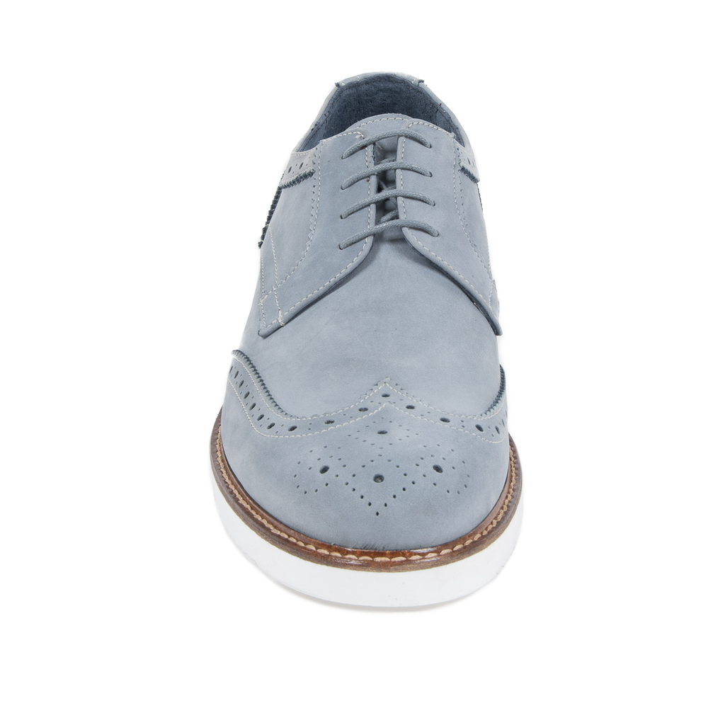 V 1969 Italia Scarpa Brogue Uomo Azzurro Chiaro HARRY