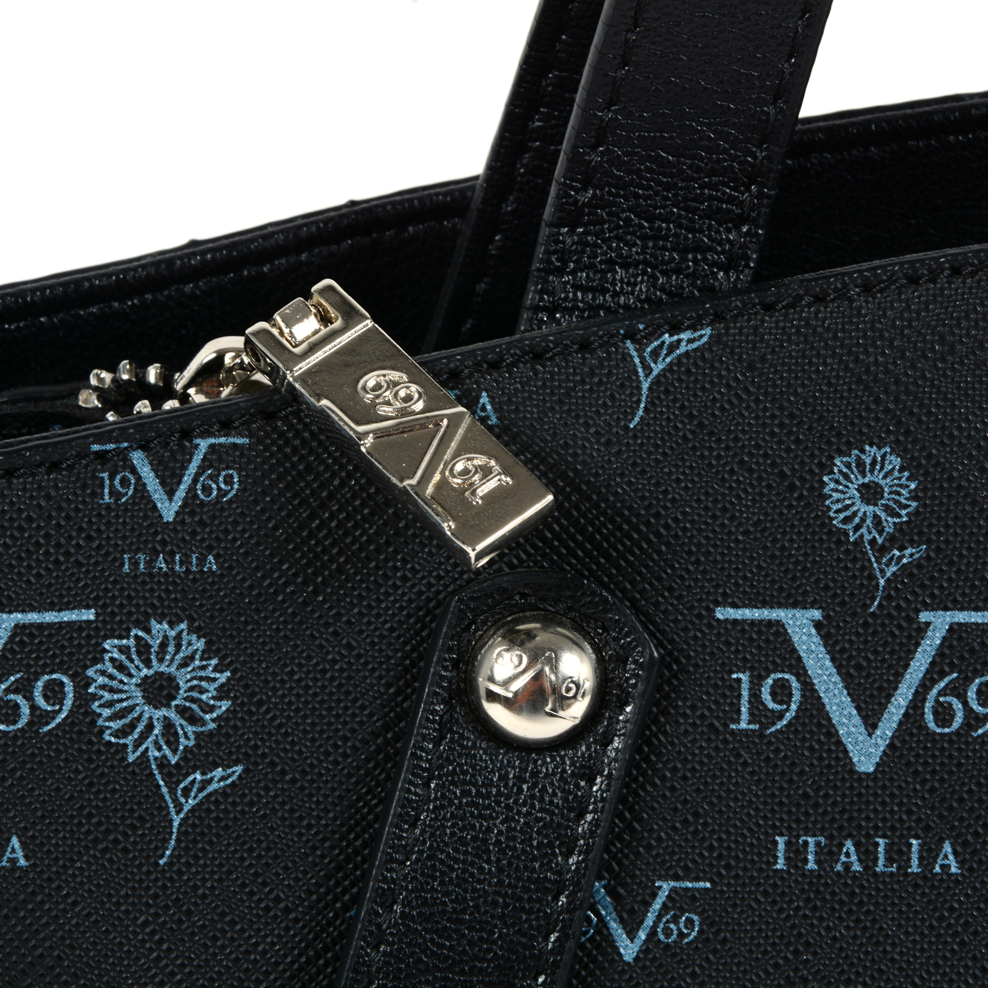 V 1969 Italia Borsa da donna nera LIMA