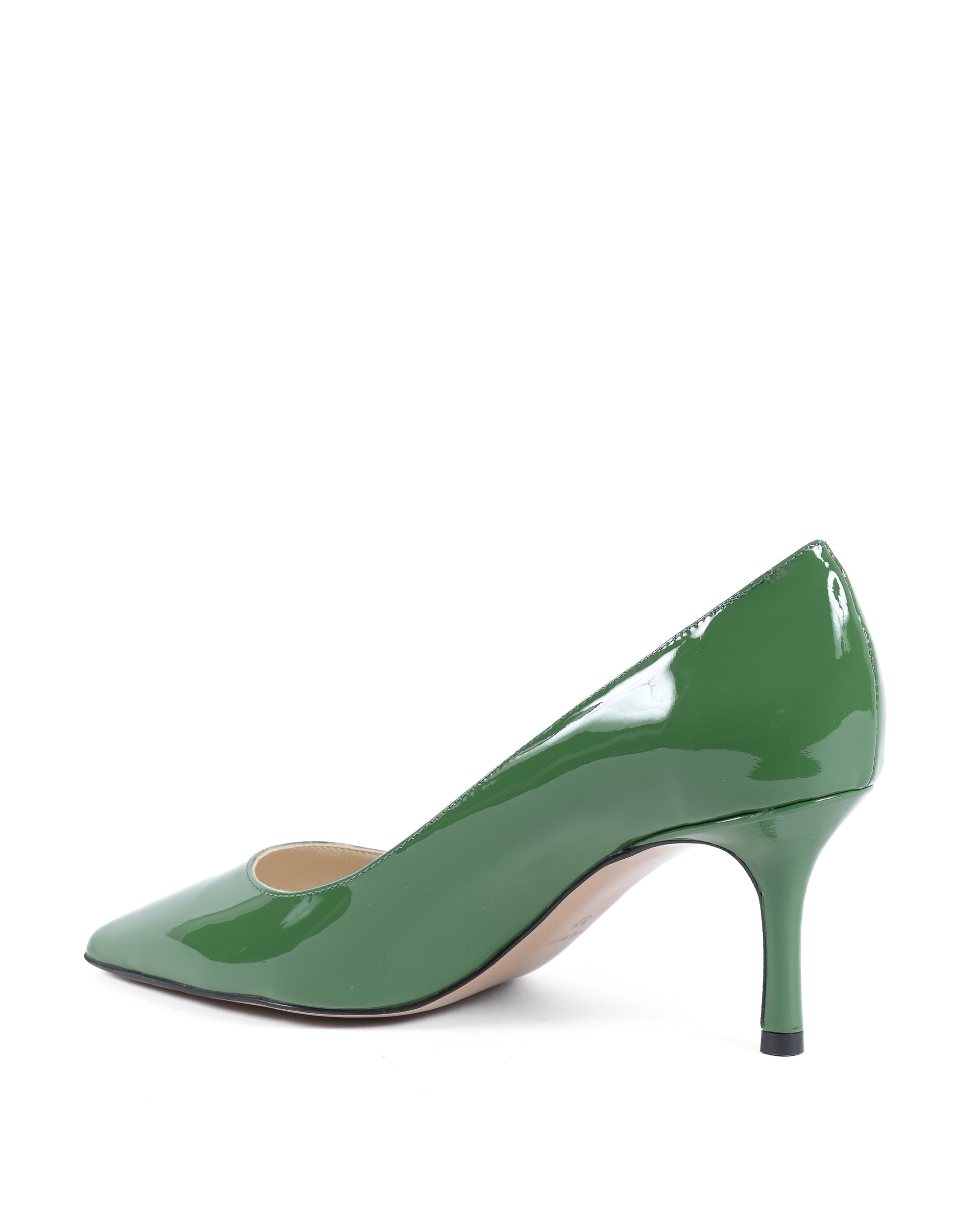 19V69 Italia Scarpe da donna con tacco verde scuro INES65 DARK OLIVE