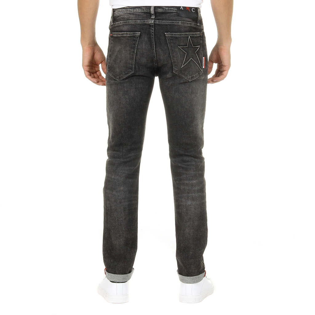 Jeans da uomo Andrew Charles grigio scuro JAN
