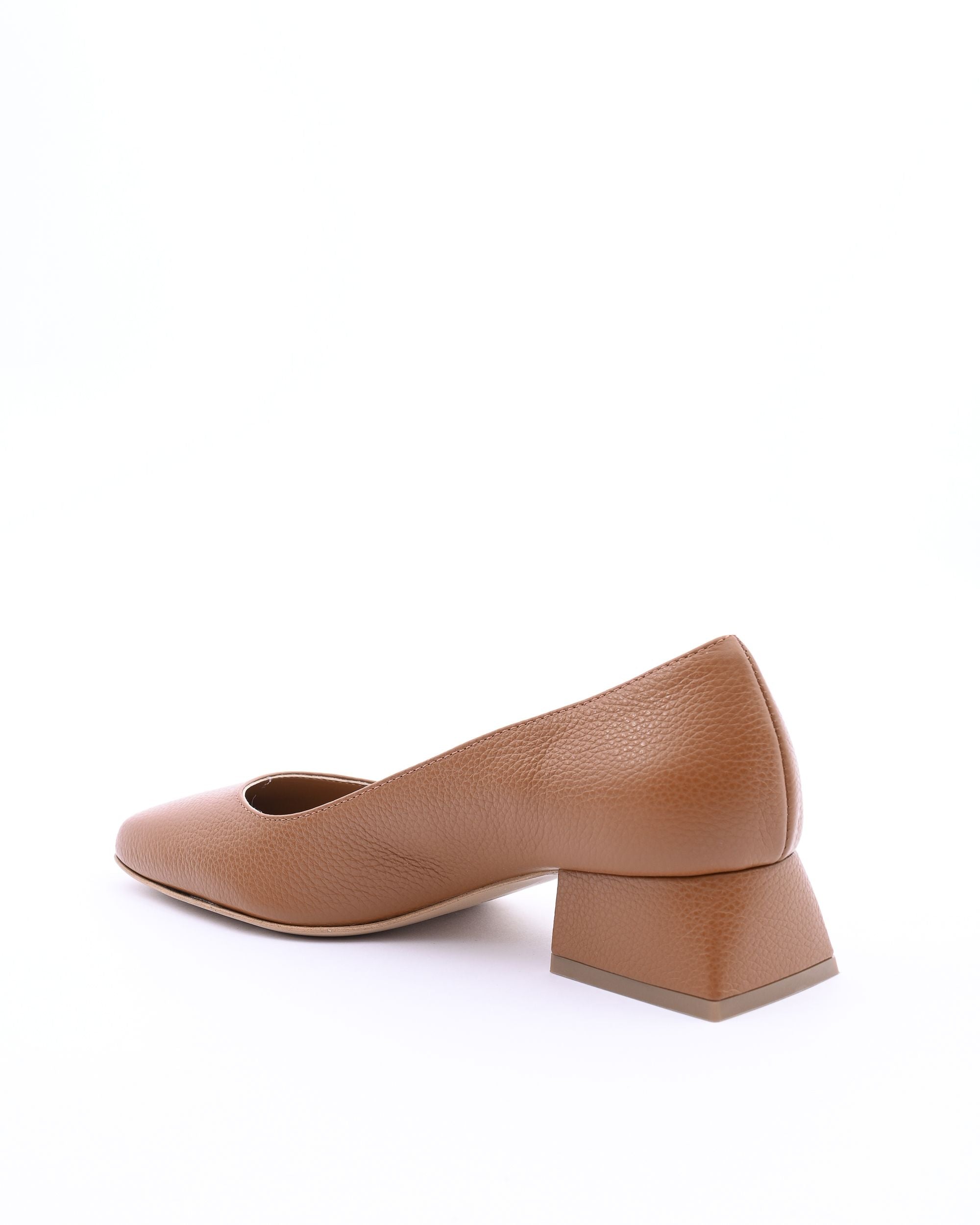 19V69 Italia Womens Heeled Ballerina SOFIA BOTTOLATO CUOIO