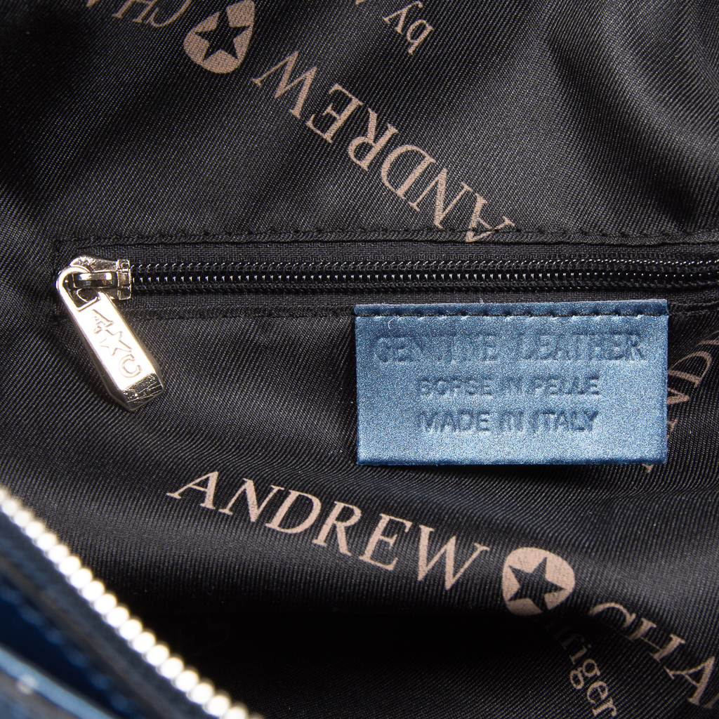 Borsa a mano da donna Andrew Charles Blu KEY