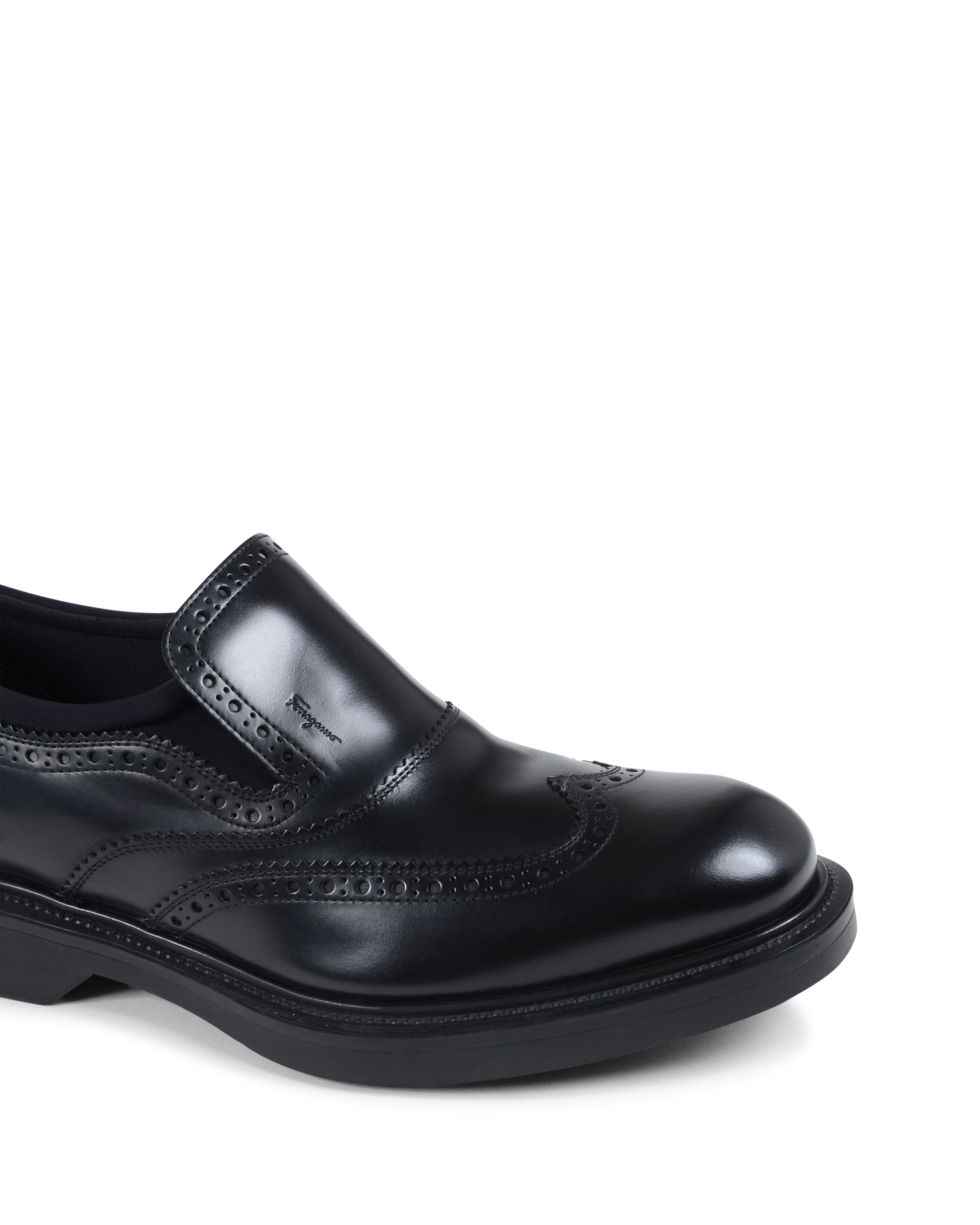 Salvatore Ferragamo Uomo Brogue Nero DOWLING