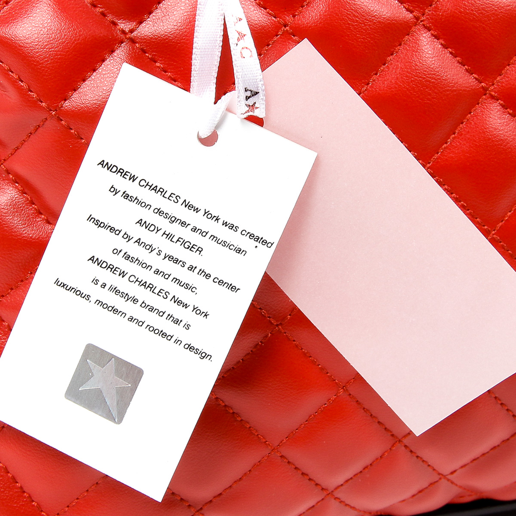 Borsa a mano da donna Andrew Charles rossa HOPE