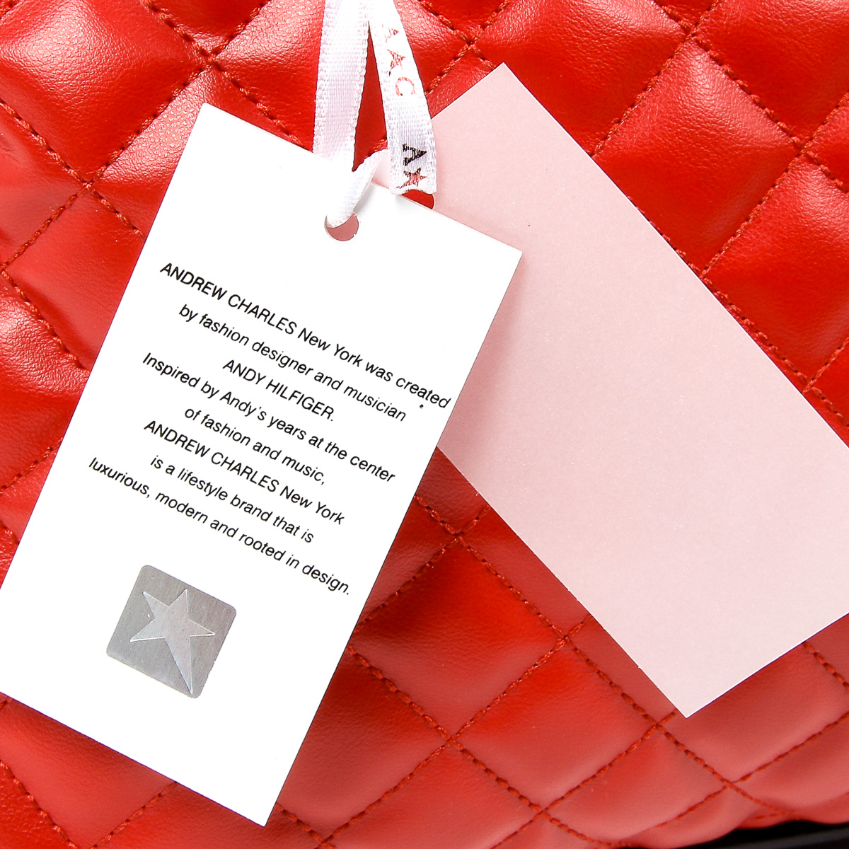 Borsa a mano da donna Andrew Charles rossa HOPE