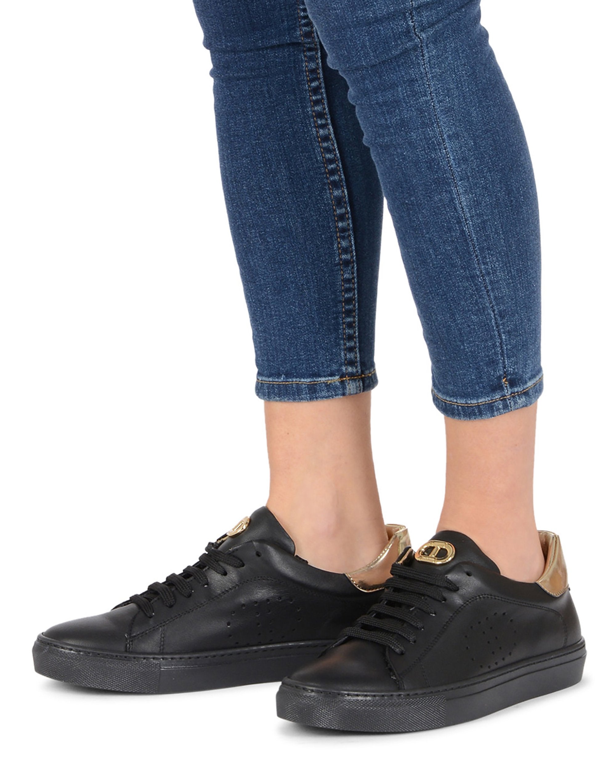 Sneaker Lady Racer Sportivo - Nero Oro