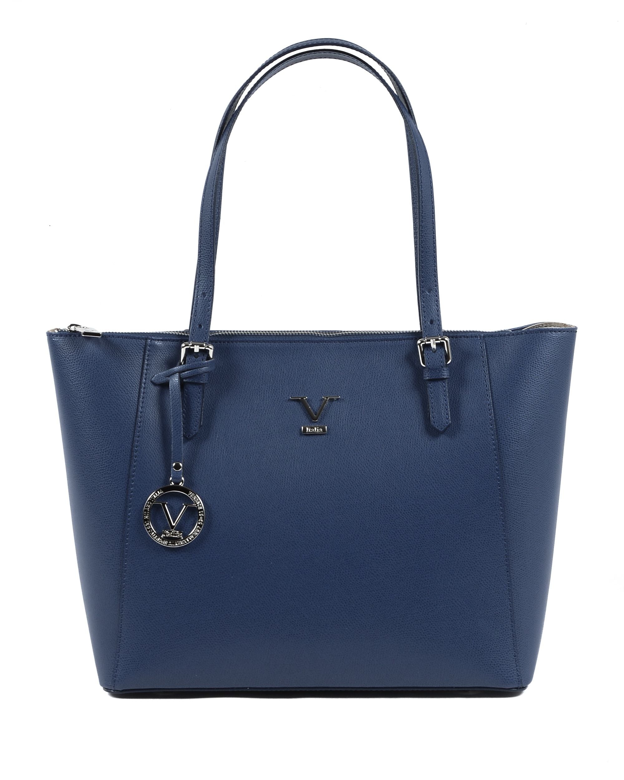 Borsa a tracolla da donna V Italia Blu V09 PALMELLATO BLUE JEANS