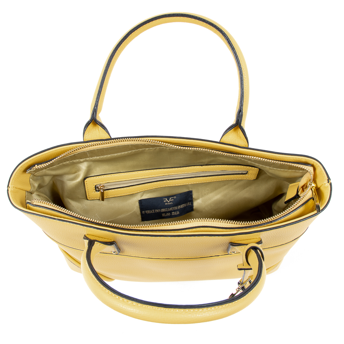 V 1969 Italia Borsa da donna gialla SOPHIA