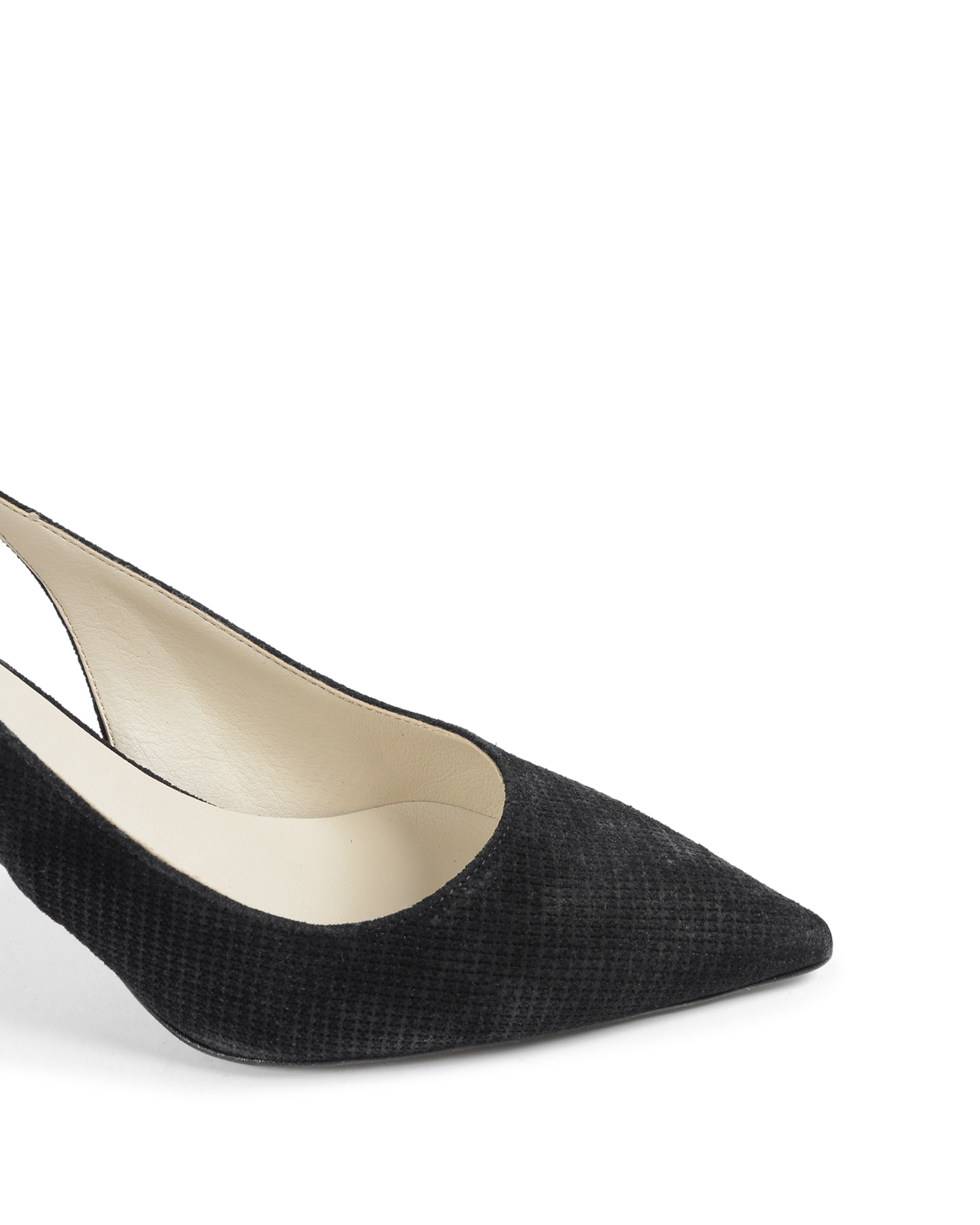 19V69 Italia Womens Slingback Pump Nero PALOMA65 SOFTY PRINT NERO