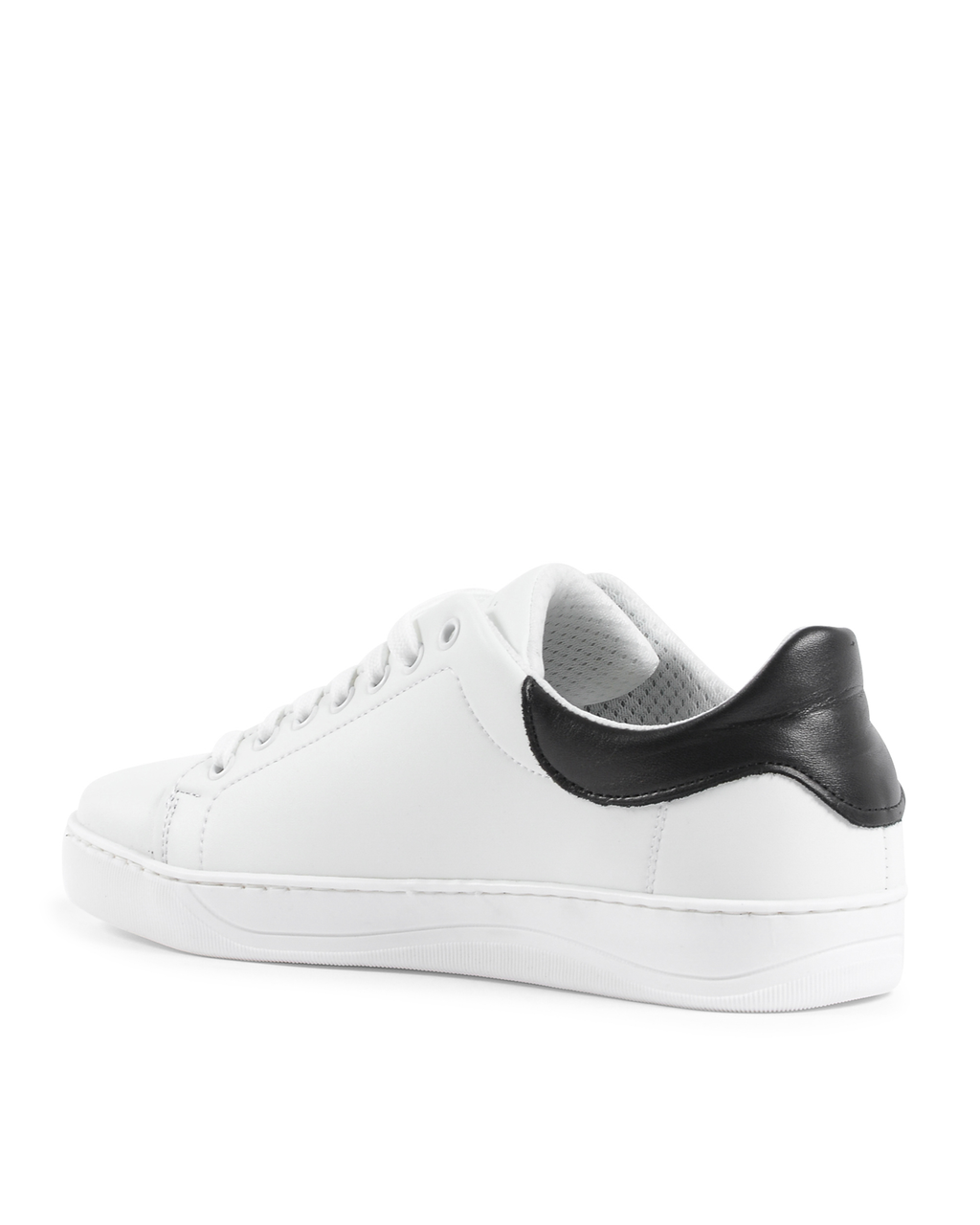 Sneaker Uomo 19V69 Italia Bianco Nero 2120 PELLE BIANCO PELLE NERO