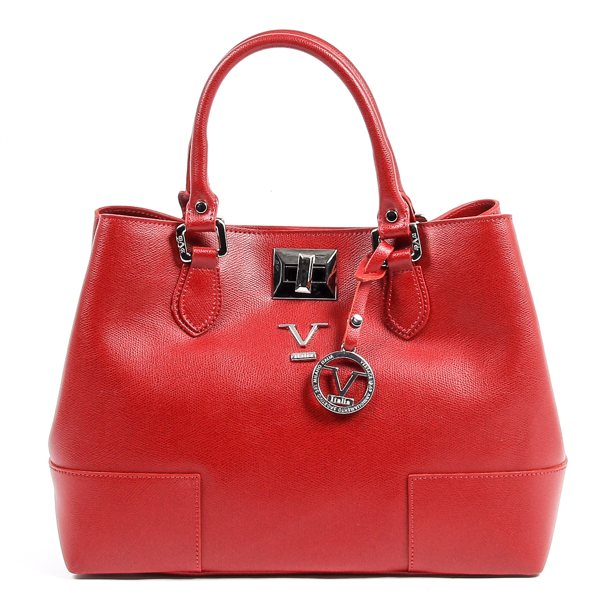 Borsa da donna V 1969 Italia V013-S PALMELLATO ROSSO